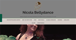 Desktop Screenshot of nicola-bellydance.com